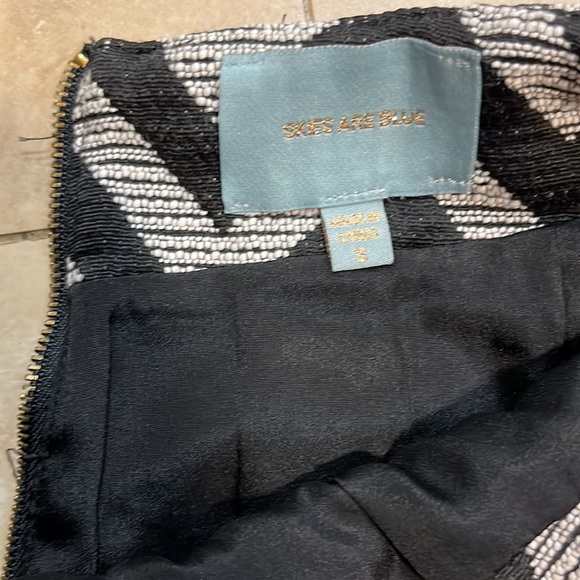 Skies Are Blue size small chevron skirt - Picture 3 of 6